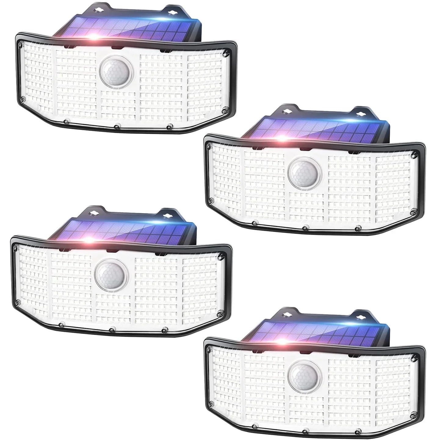 SZRSTH Solar Lights Outdoor Motion Sensor 8 Pack 252 LED