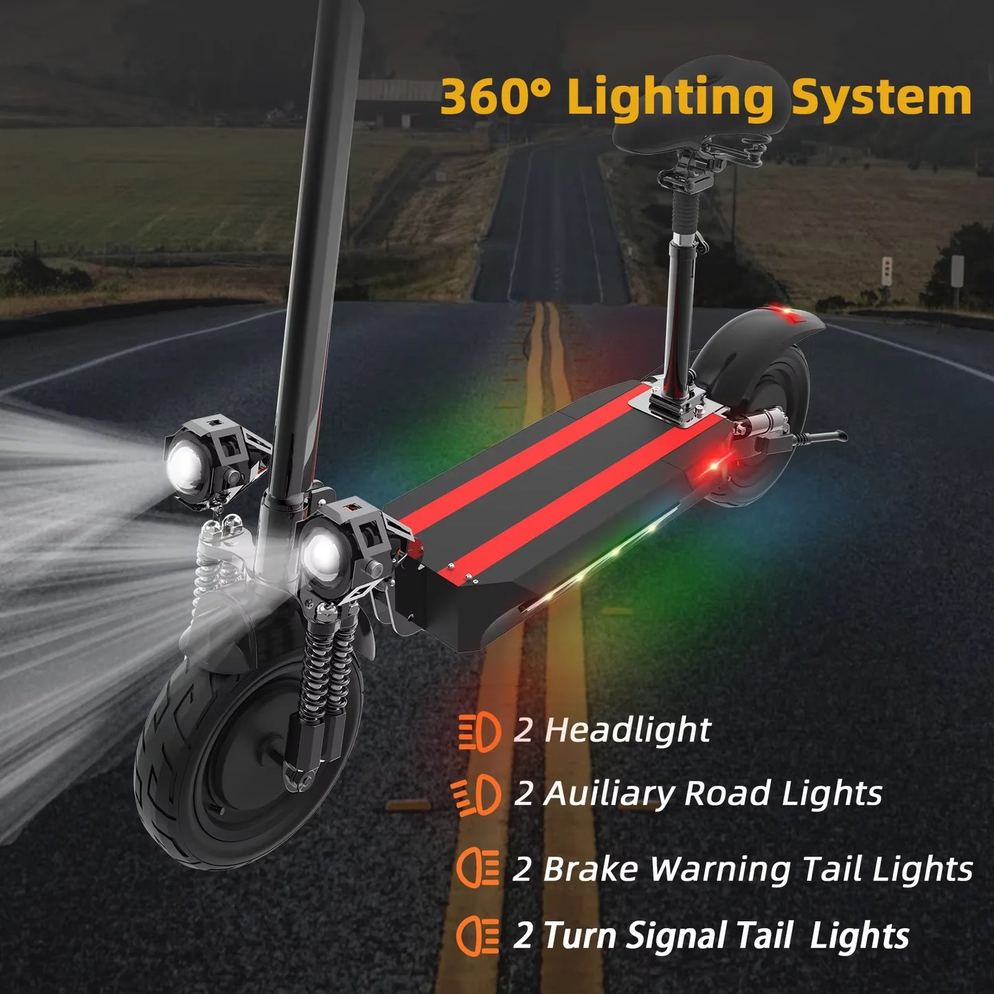 Hign Concerned Chemical SE500 Dual Motors Electric Scooter