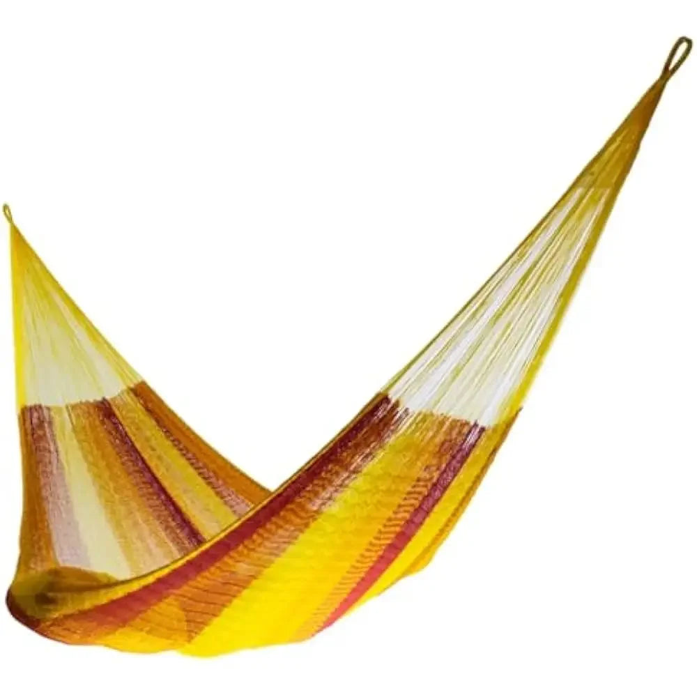 12.5 Ft Outdoor Patio Handmade Hammocks with 13 Ft Stands, Carries Up to 550 Lbs for Two, Outdoor Patio Hammocks