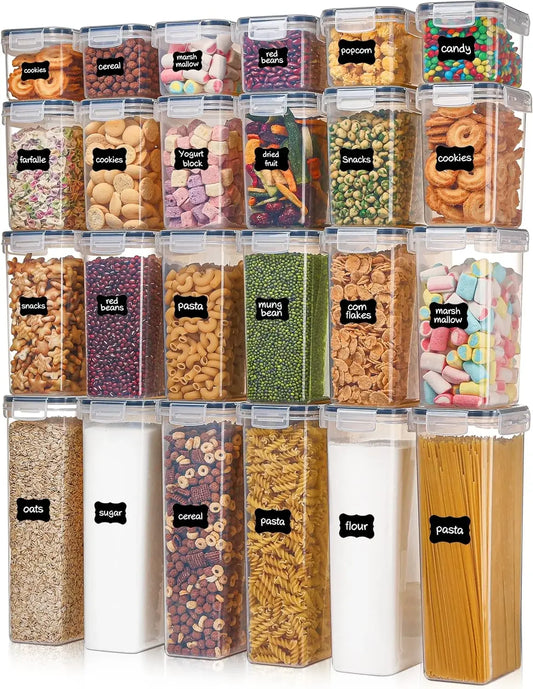 Airtight Food Storage Containers w/ Lids,24 pcs