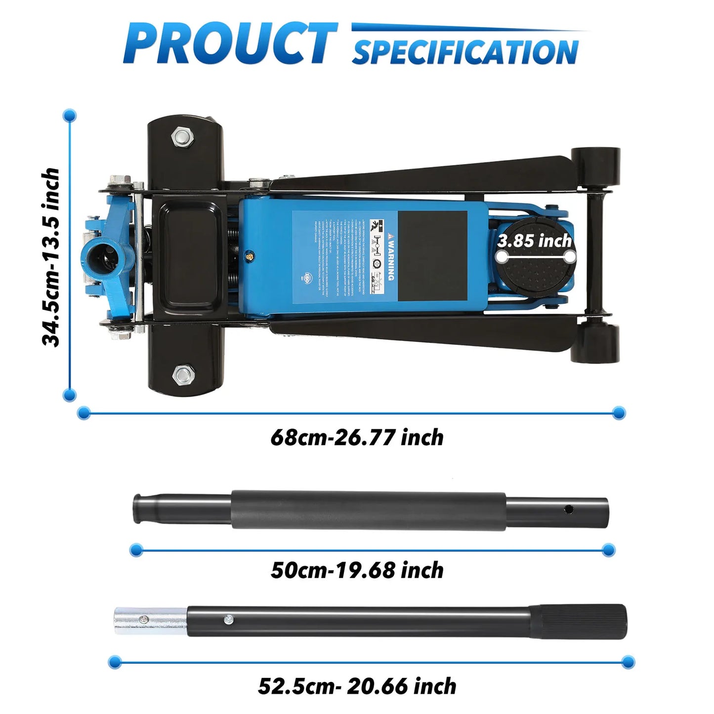 3 Ton Hydraulic Trolley Floor Jack High Capacity Hydraulic Trolley Floor Jack Floor Jack Hydraulic Trolley Change Tire Emergency