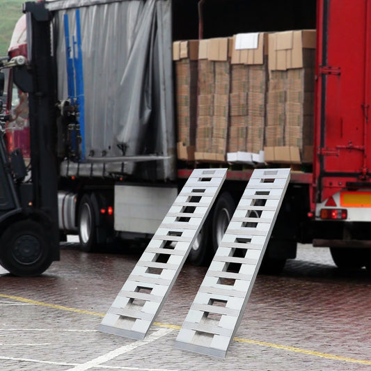 Aluminum Motorcycle Trailer Ramps 3.08t Loading Pair
