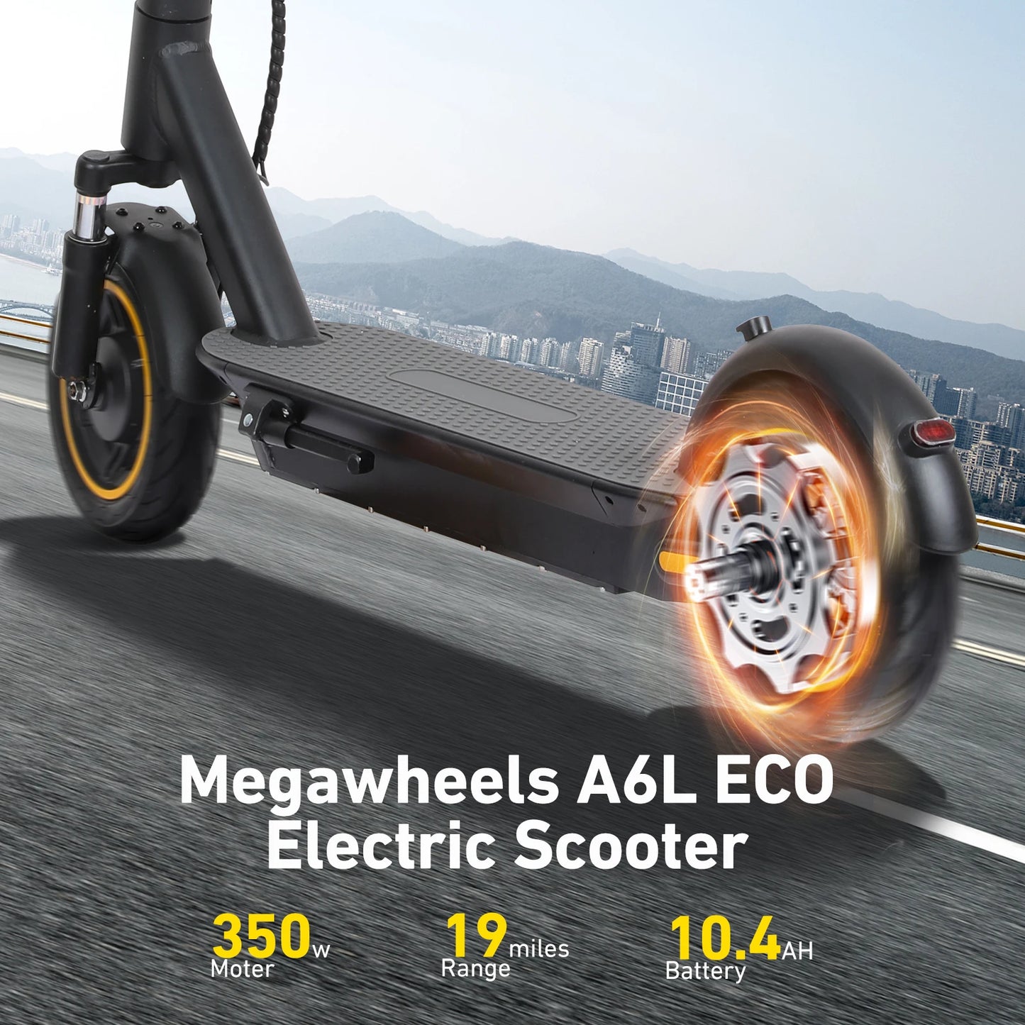 Freeboy 500W Folding Electric Scooter With Shock Absorbers