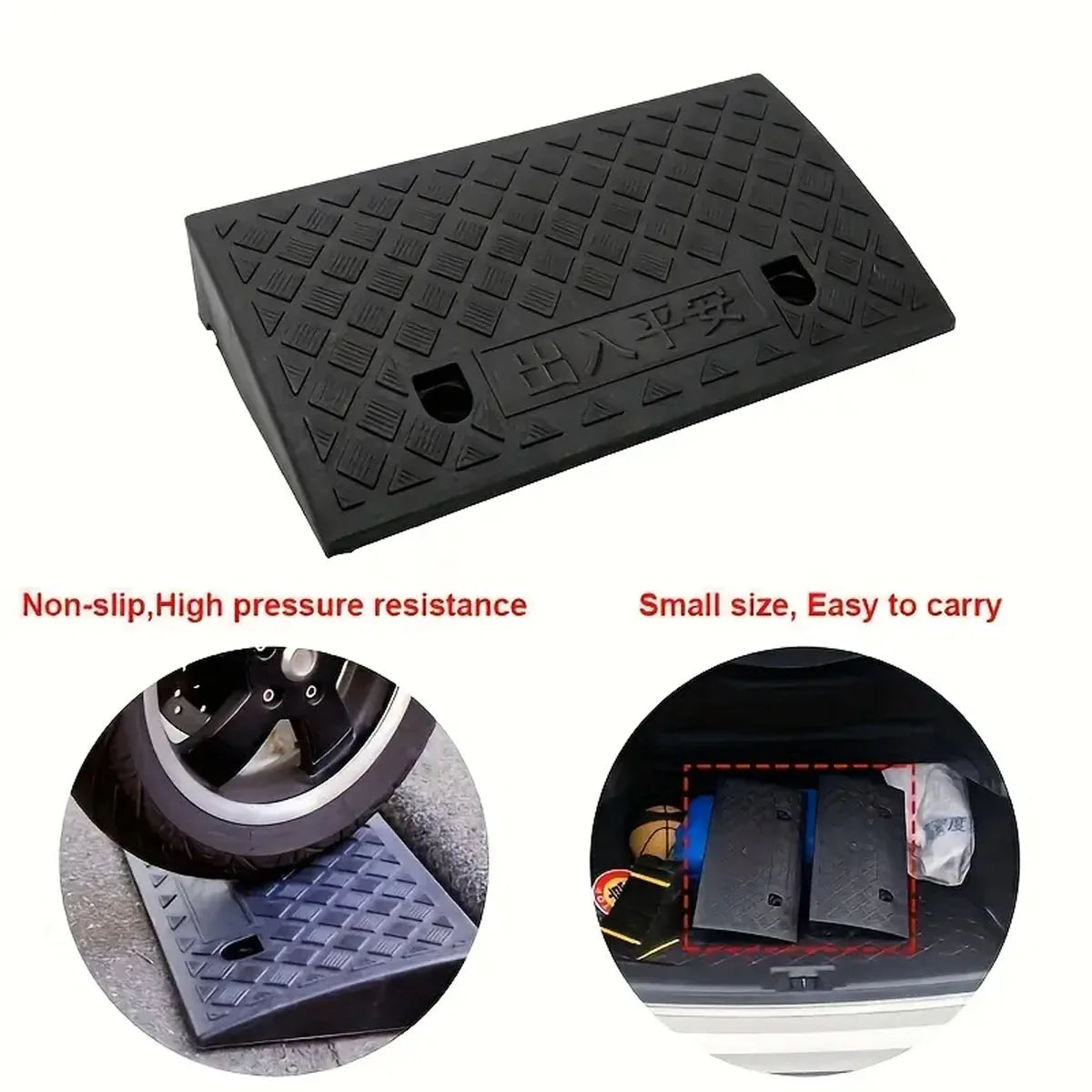 Hign-concerned Car Threshold Ramp For Driveways And Loading Docks