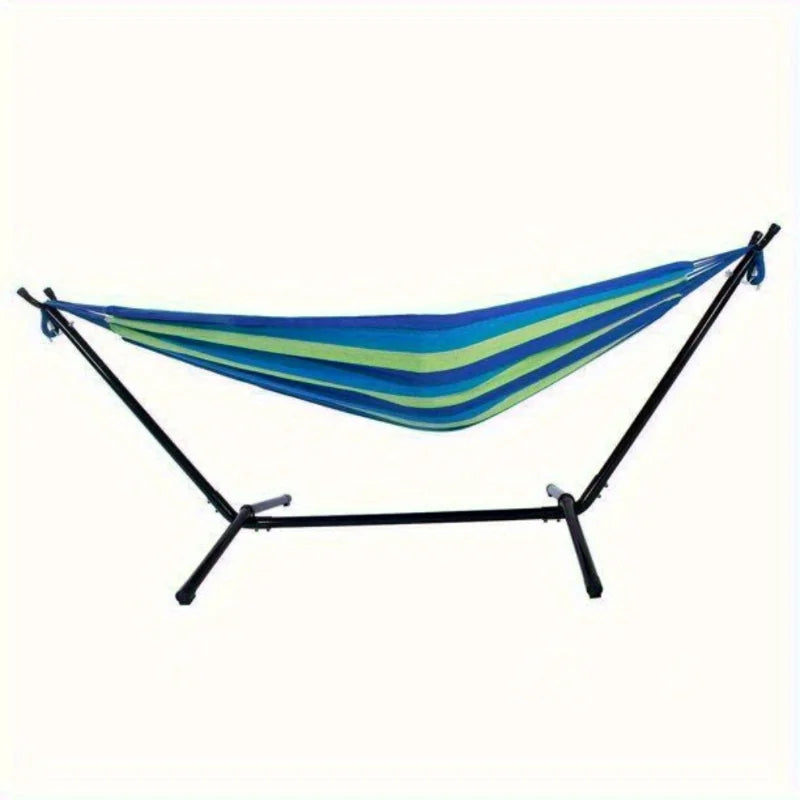 Portable Hammock Stand Included 450 LBS Capacity with Space Saving Carrying Case for Camping Garden Backyard Patio IndoorOutdoor