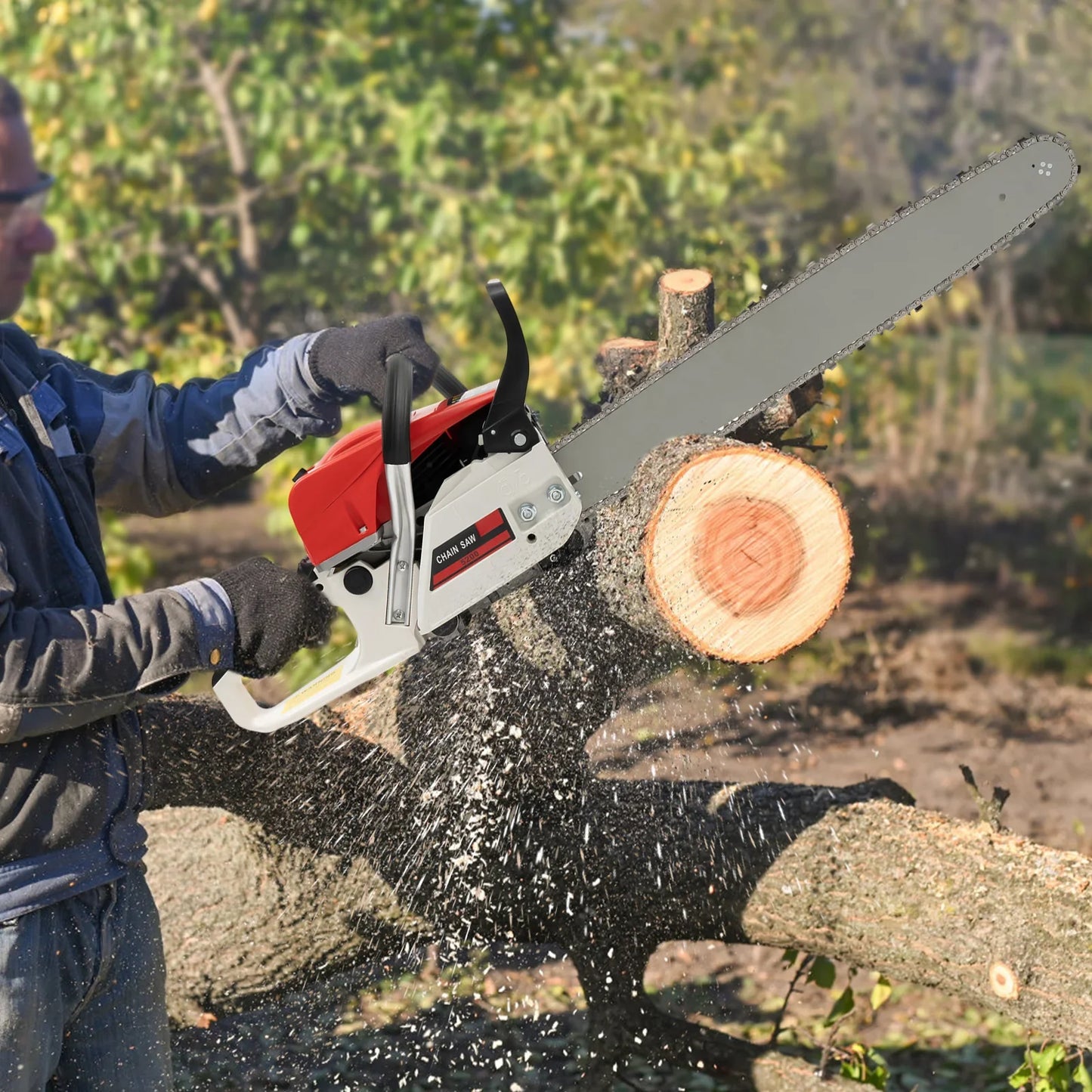 Gasoline Chainsaw 22 Inch 52cc 2Stroke