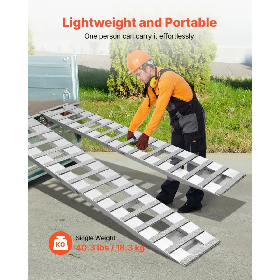 High Concerned Loading Ramps 2 Pieces Trailer Ramp Set