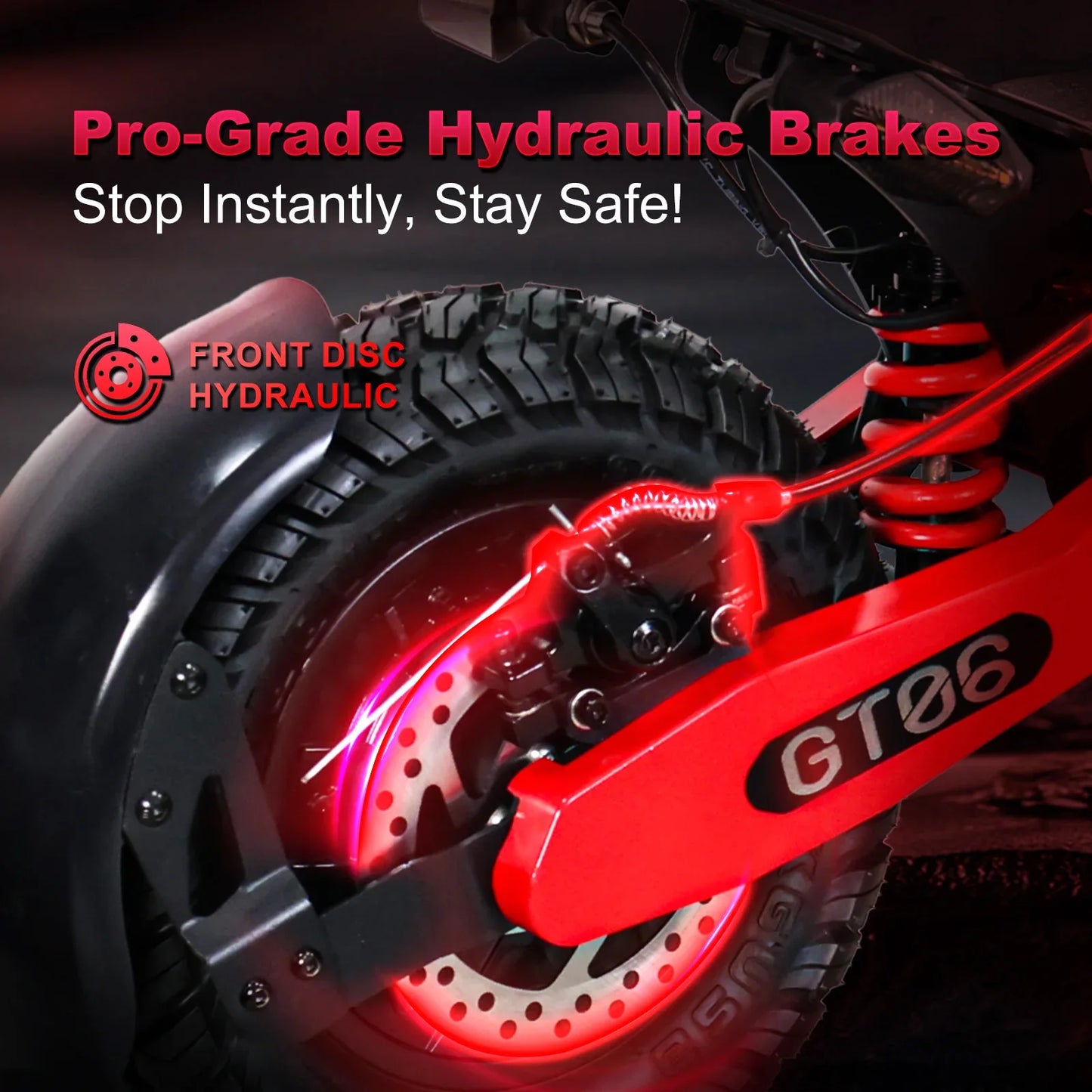 Lelekuaic Electric Scooter GT06 40km Range Braking Pro