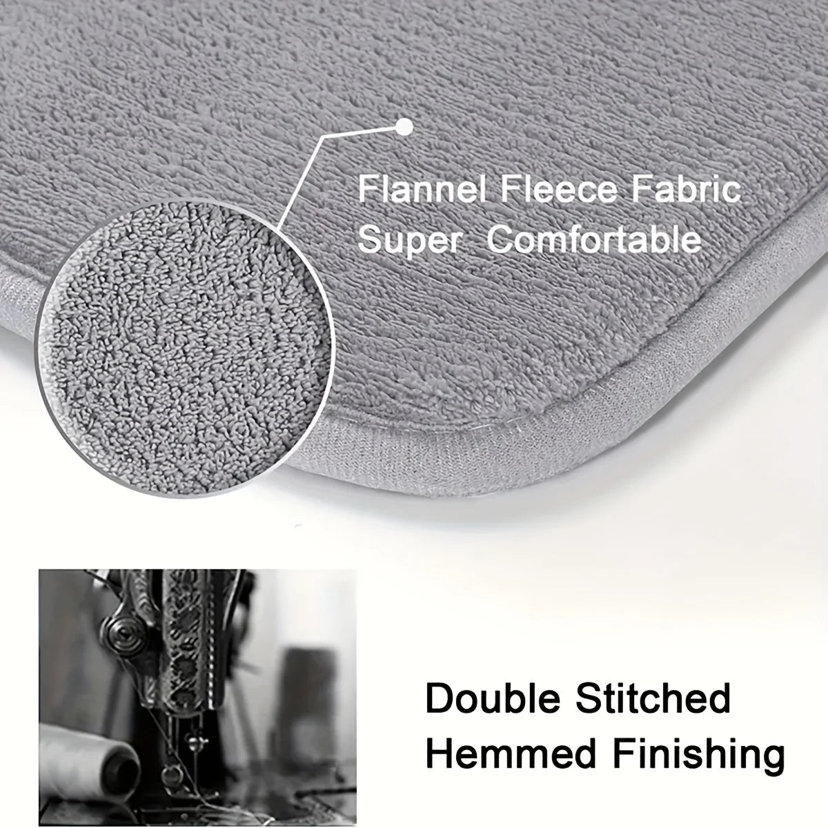 L-shaped kitchen large size absorbent carpet thick sponge soft oil absorption non-slip mat dirt-resistant foot mat