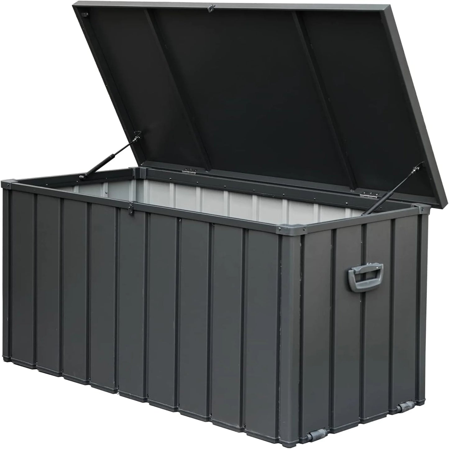 200 Gallon Steel Deck Box Lockable Waterproof Storage Container