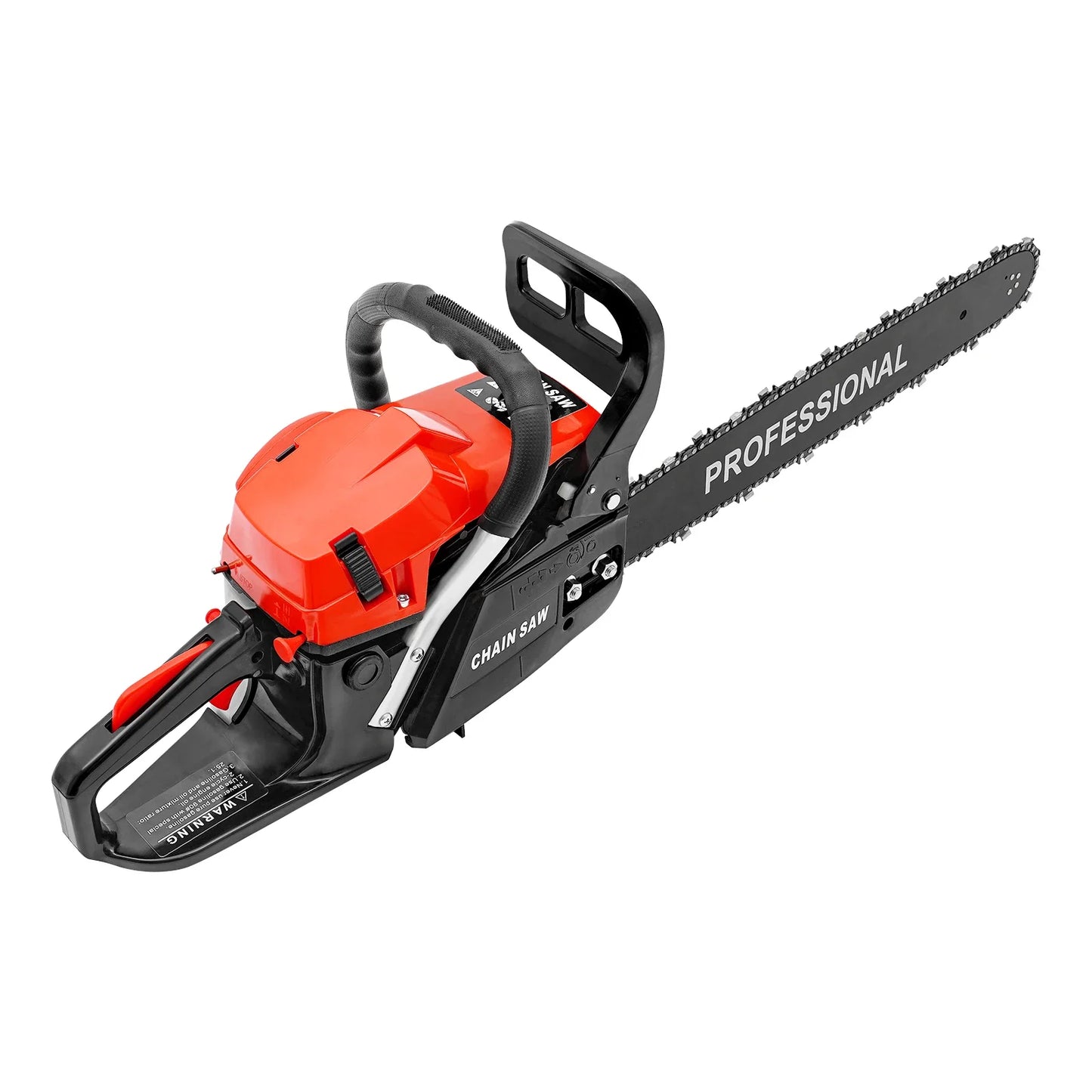 Gasoline Chain Saw, 58cc 2-Stroke Engine, 20-Inch Chain, 3.6HP, High Efficiency, Lightweight Design, Ergonomic Handle for Easy