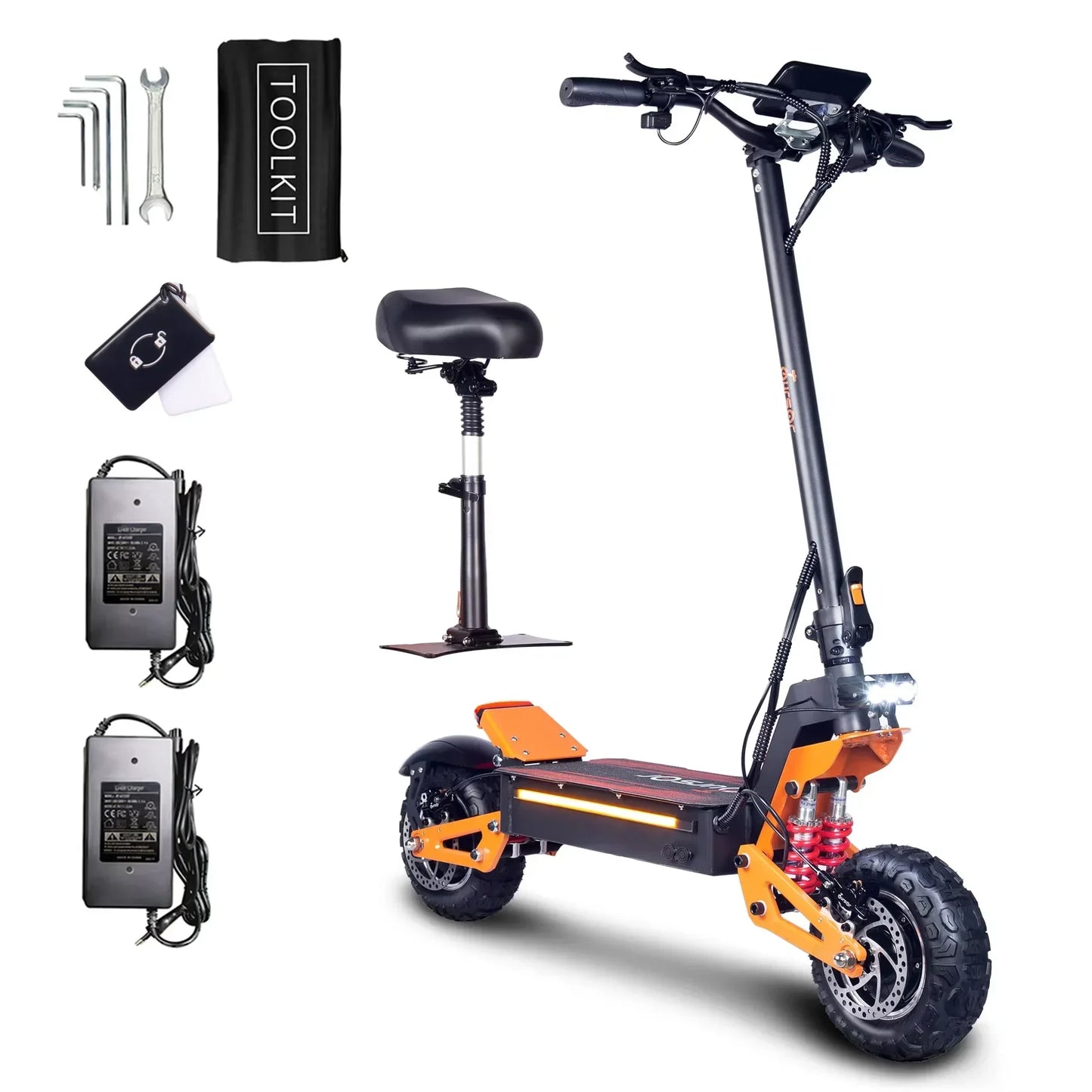 Off Road Electric Scooter 6000W Dual Motor Speed 100KMH