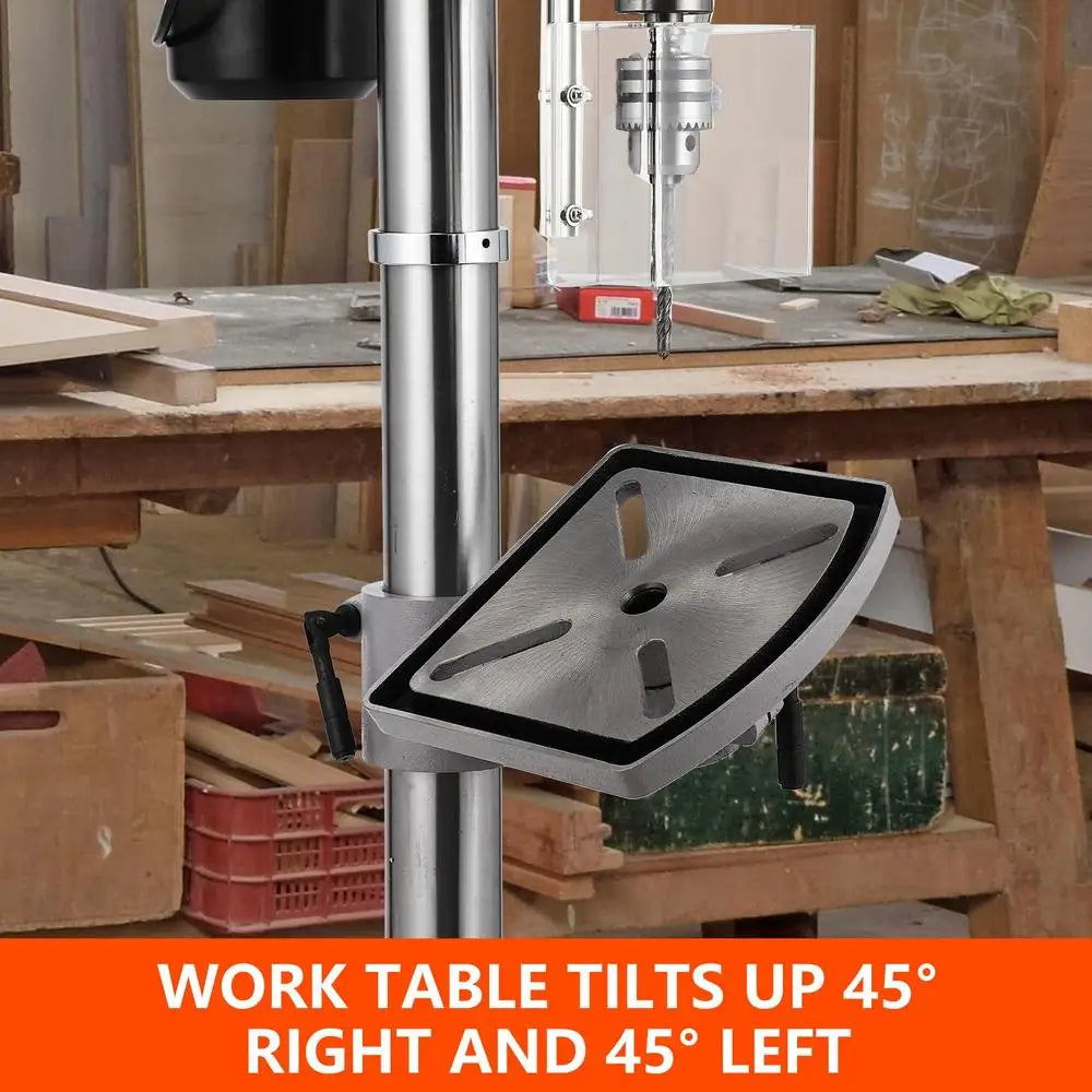 15 Inch Benchtop Drill Press 7.5 Amp Copper Motor Tool