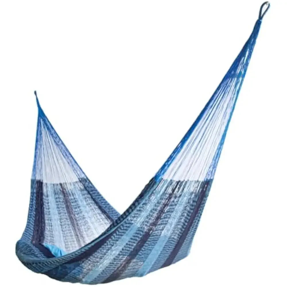12.5 Ft Outdoor Patio Handmade Hammocks with 13 Ft Stands, Carries Up to 550 Lbs for Two, Outdoor Patio Hammocks