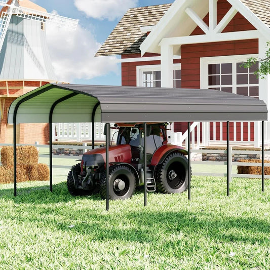 Royal Windsor Metal Carport Kit For Outdoor Storage
