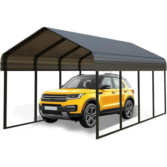 ANGDUO Metal Carport With Galvanized Roof Shelter Pro Grade