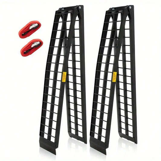 Lightweight Folding Aluminum Arch ATV Ramps Pair 1200 Lbs