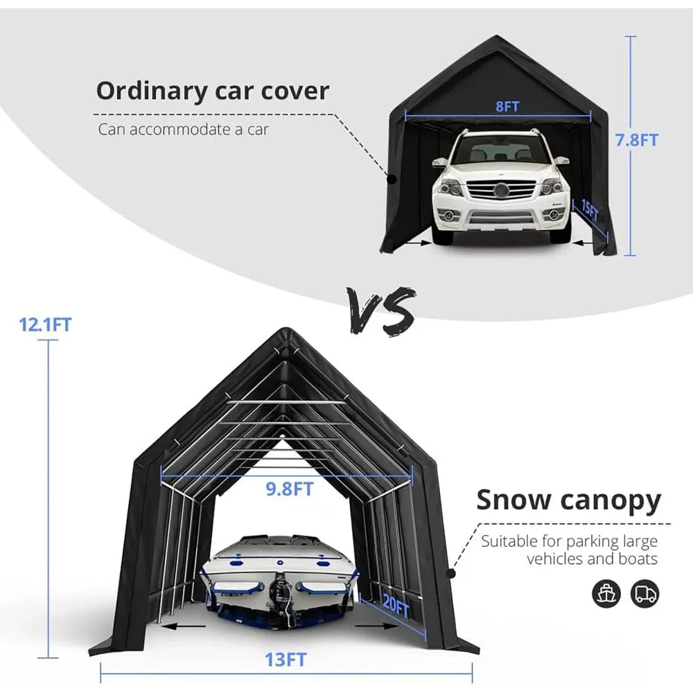 Heavy Duty Carport for SUV Truck and Boat ShelterPro