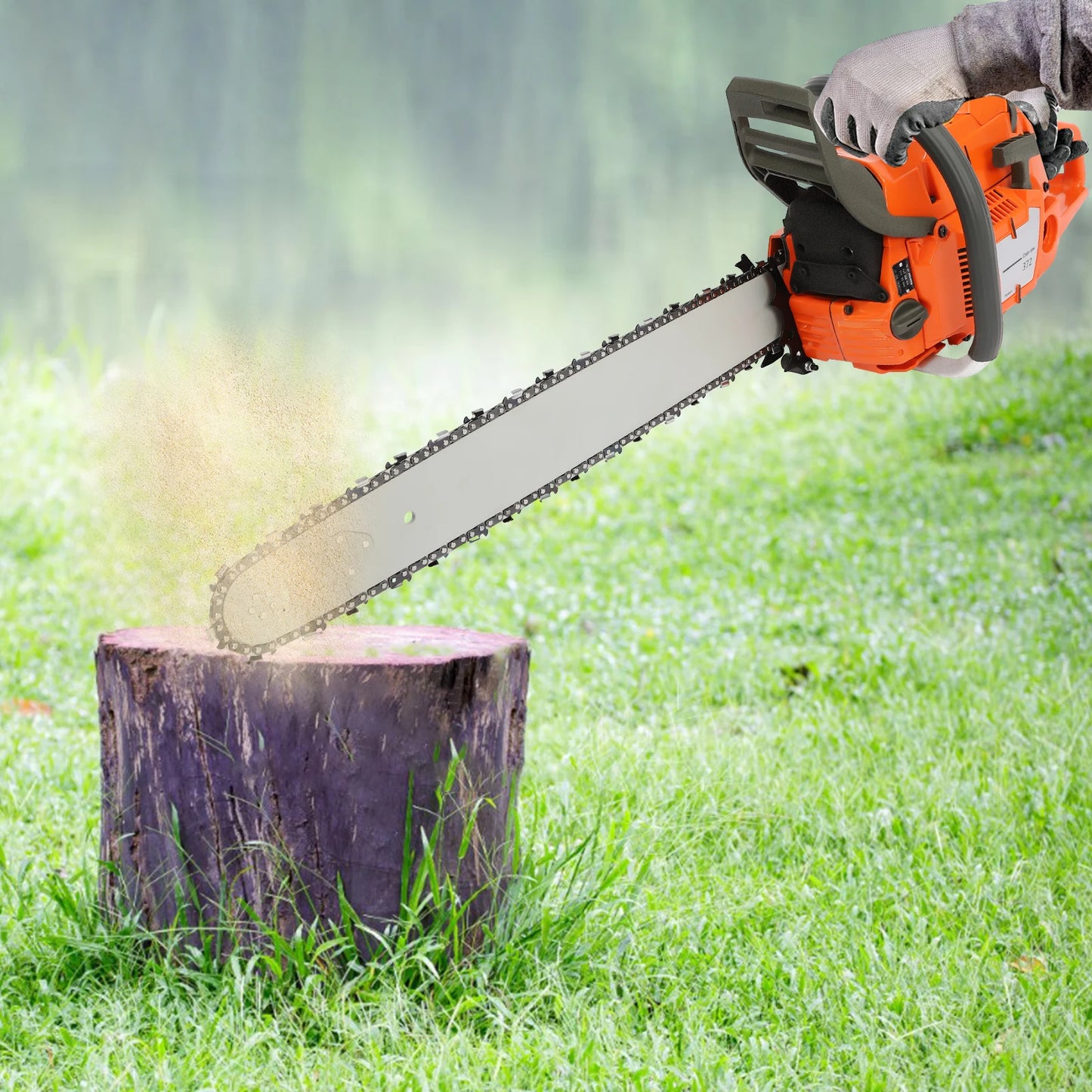 Gas Chainsaw 65cc 71.8cc 3.4KW 3.9KW Engine Perfect for Heavy Duty Tasks