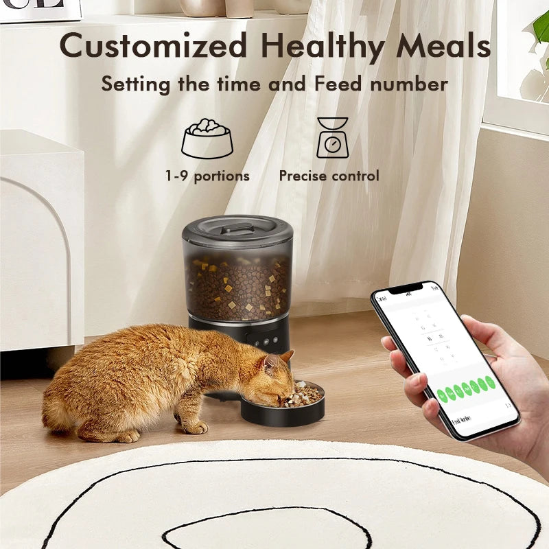 NPET Automatic Smart Pet Feeder for Cats and Dogs