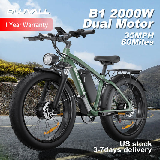 ZEEG F1 48V 2000W DualMotorizedHighPower FatTire Ebike