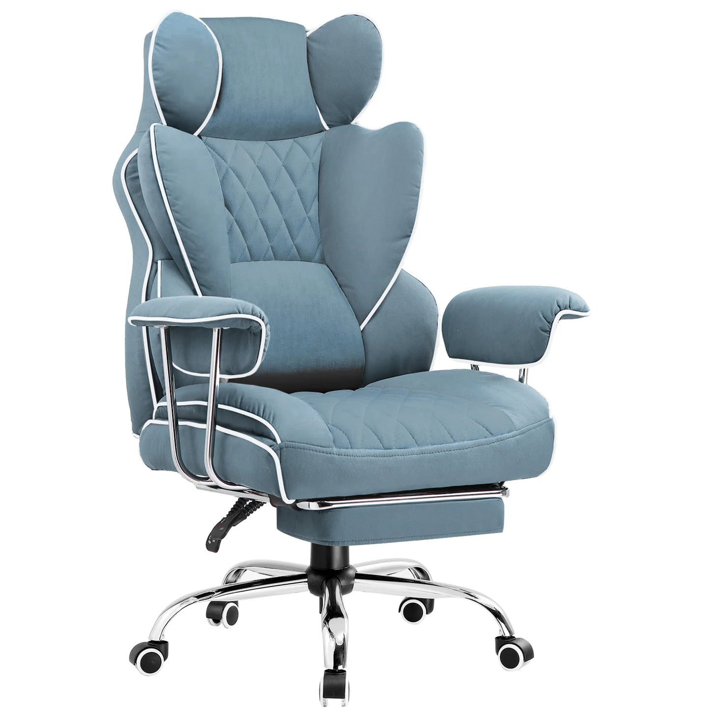 COMHOMA Ergonomic Office Chair With Footrest Lumbar Support