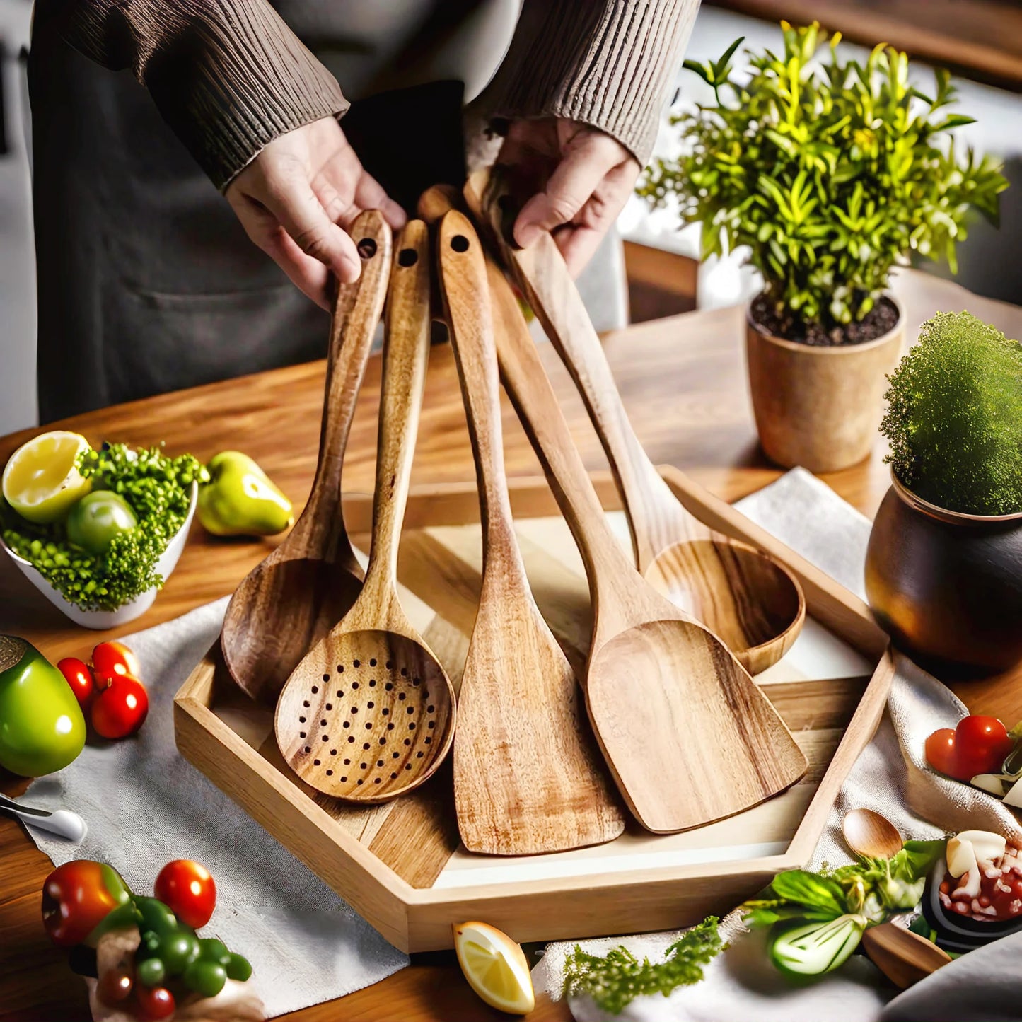 Birchwood Spatula Collection For Kitchen And Cooking Tools