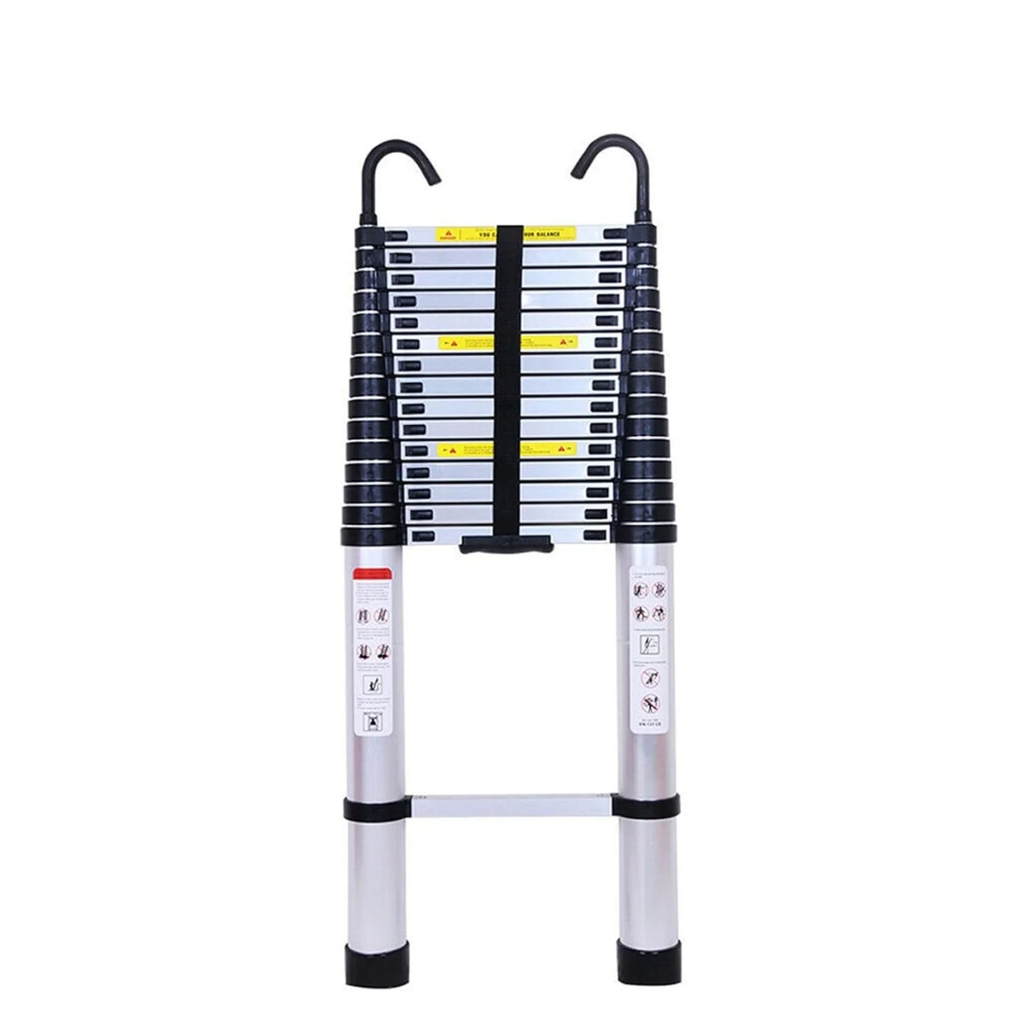 DayPlus Aluminum Telescopic Ladder With Detachable Hook