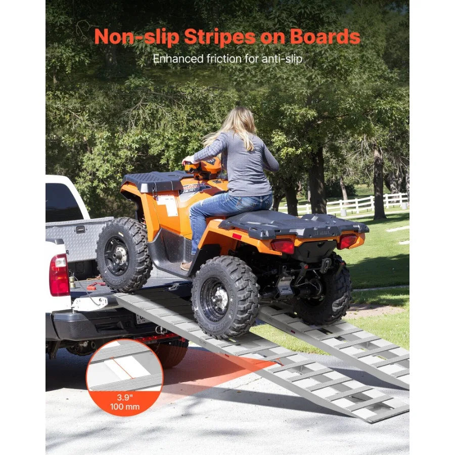 High Concerned Loading Ramps 2 Pieces Trailer Ramp Set
