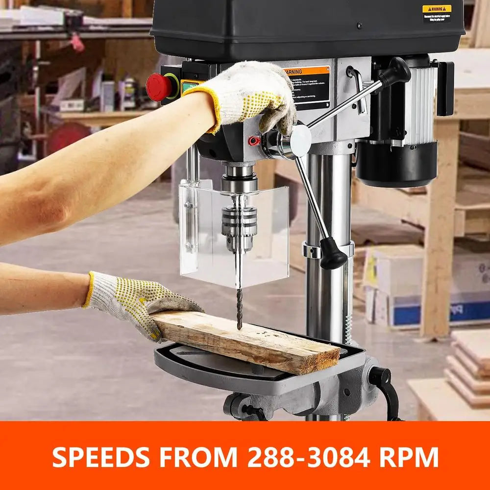 15 Inch Benchtop Drill Press 7.5 Amp Copper Motor Tool