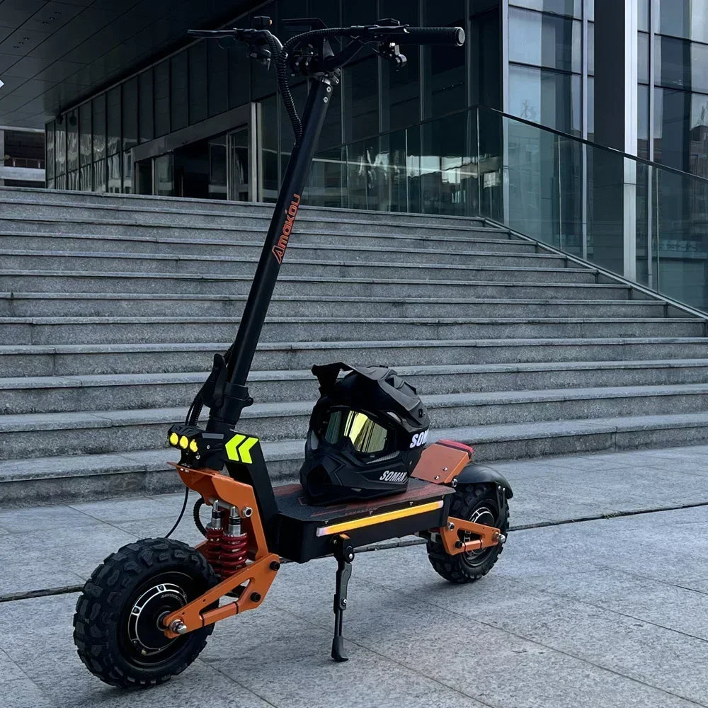 Off Road Electric Scooter 6000W Dual Motor Speed 100KMH
