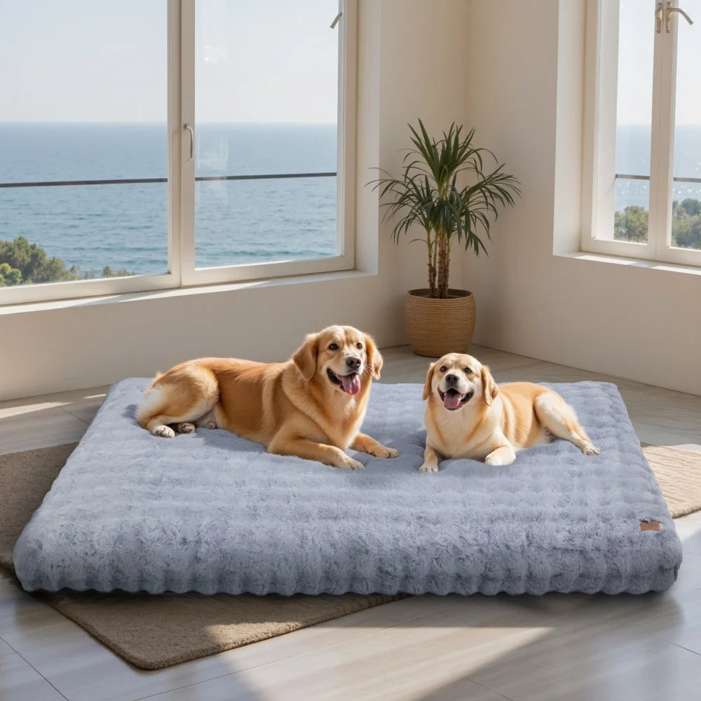 BORWART Ultra Plush Dog Bed With Cloud Like Comfort