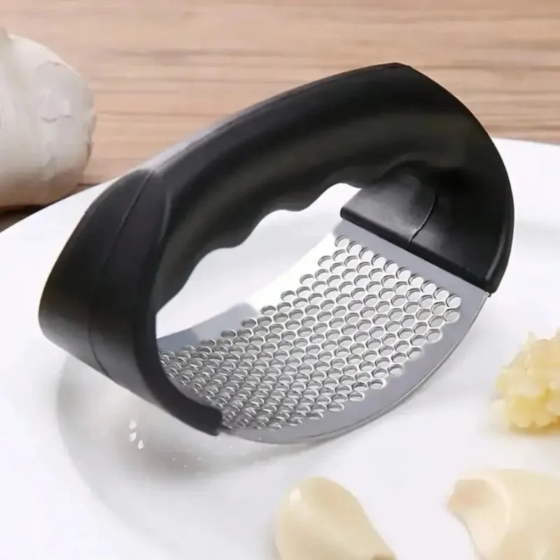 Novelty Moon Garlic Press Stainless Steel Heavy Duty Crusher