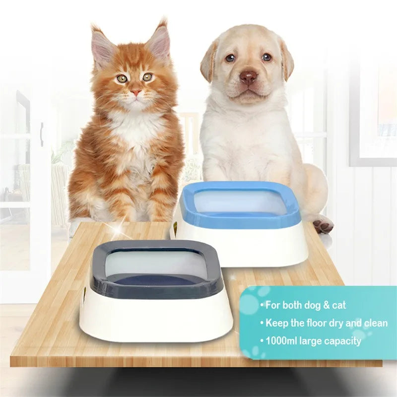 1000ml Anti-splash Water Bowl For Dogs 1L Drinker Bowl