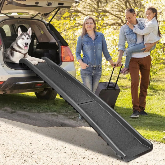 BlackDog Door Folding Ramp Non Slip With Raised Rails