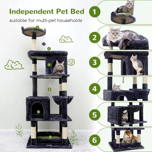 Heavy Duty Cat Tree For Large Cats Maine Coon Style Tower
