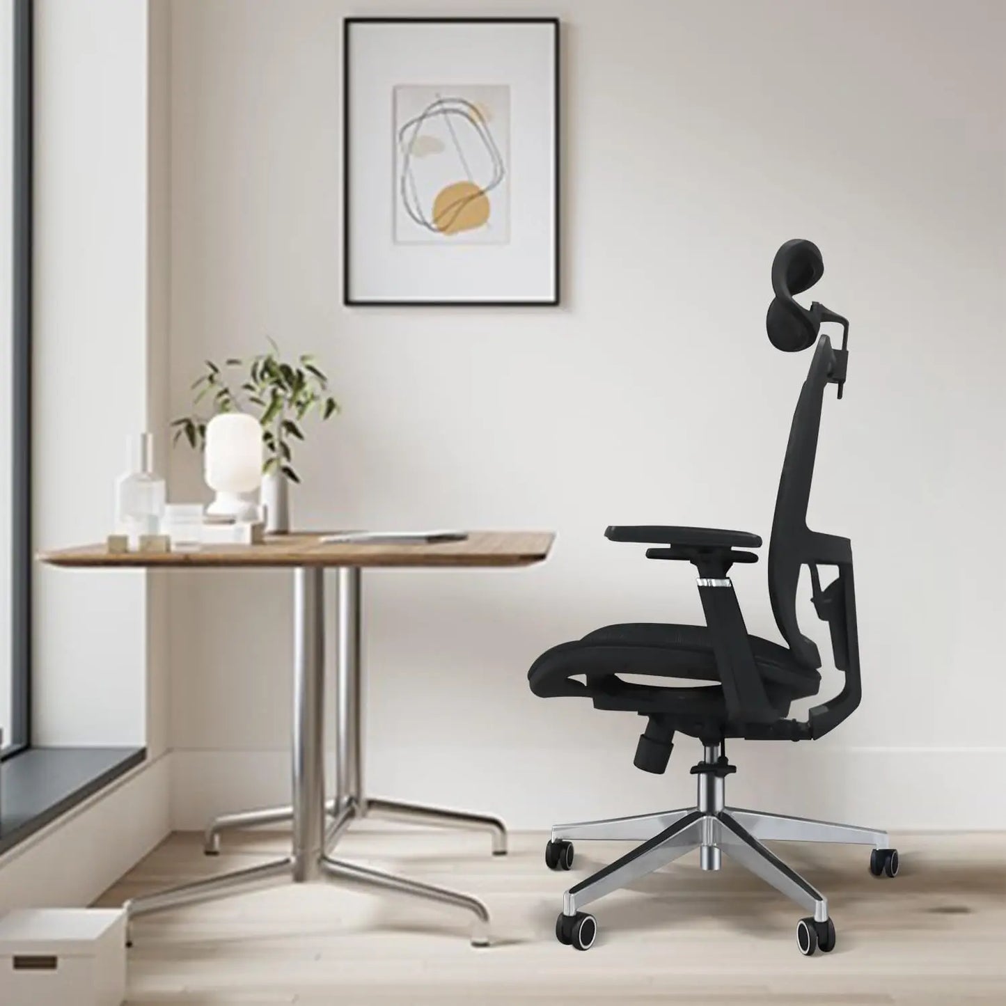 Ergonomics Mesh Lumbar Support Office Chair Tilt High Back