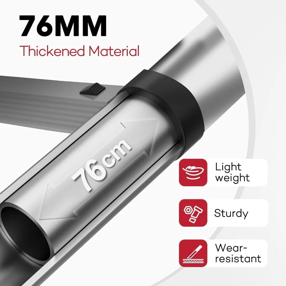 Telescoping A Frame Aluminum Ladder For Outdoor Use