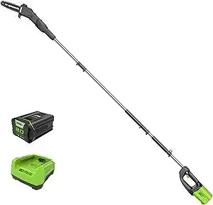 80V 10" Cordless Polesaw (Great For Pruning and Trimming Branches / 75+ Compatible Tools), 2.0Ah Battery and Charger Included