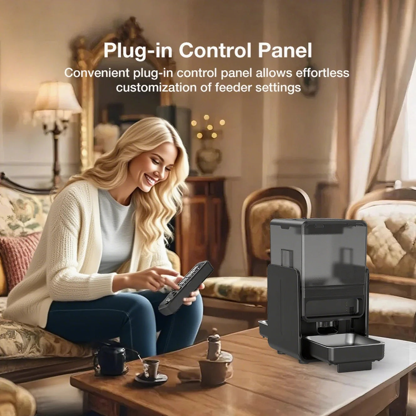 Cityflee Timed Automatic Pet Feeder For Cats And Dogs