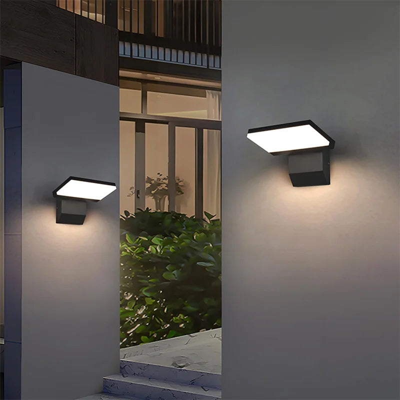 RTONTR Outdoor LED Wall Lamp IP65 Sensor Courtyard Garden