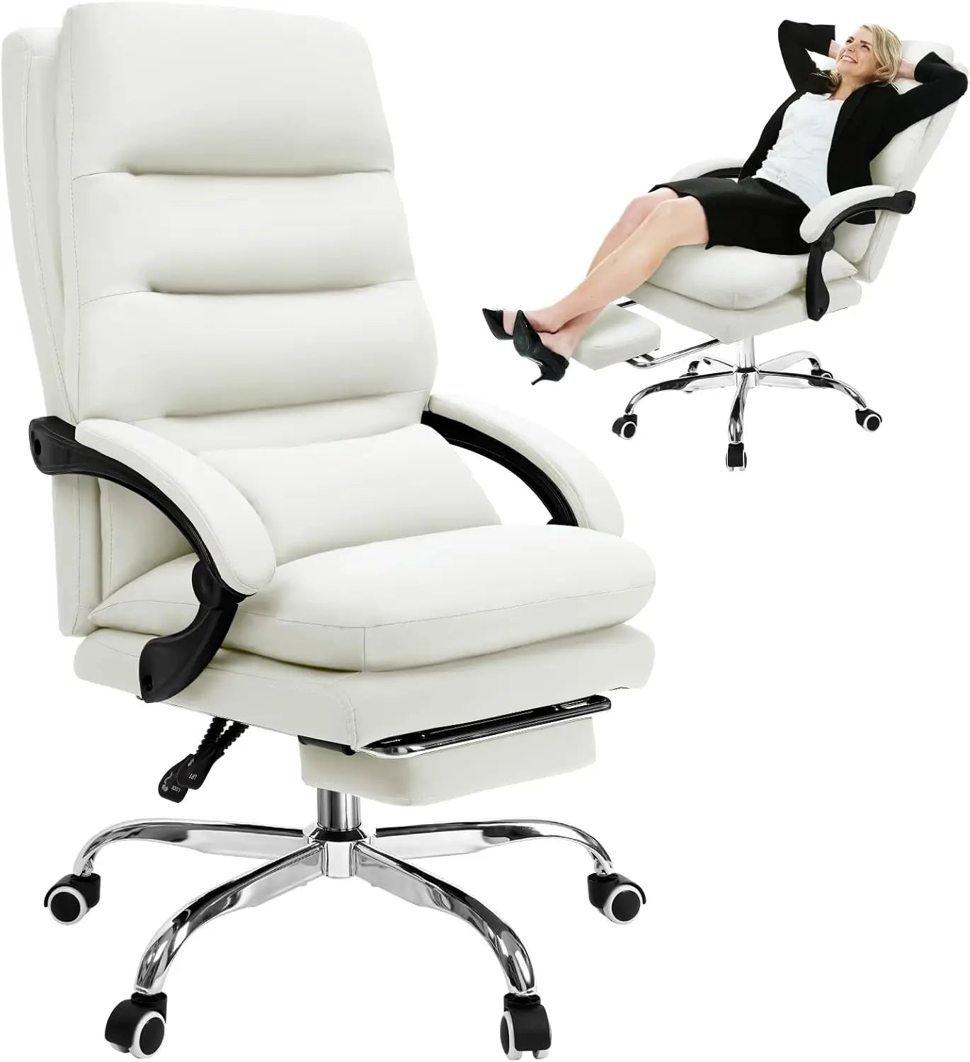 HUANZHUANG Ergonomic Big And Tall Office Chair With Tilt