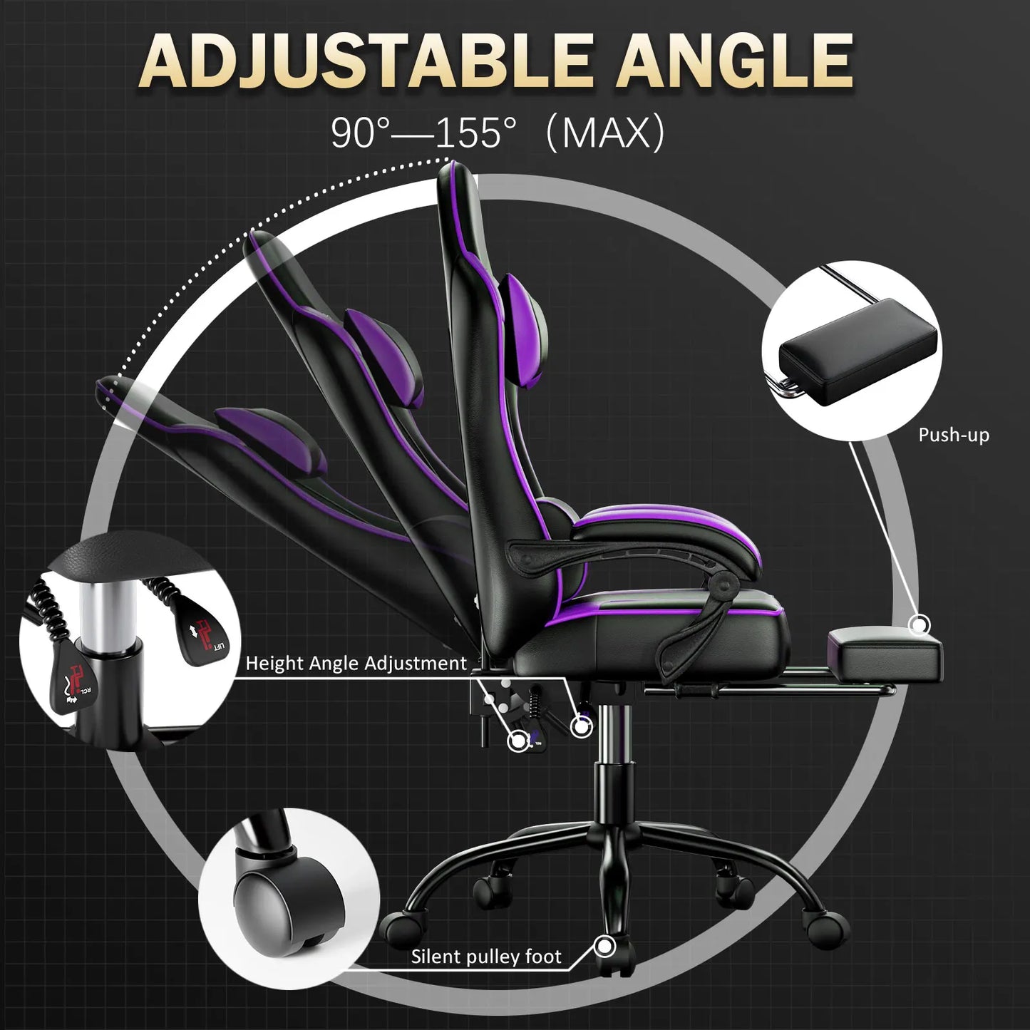AnYu Furniture Ergonomic Gaming Chair For Office Use