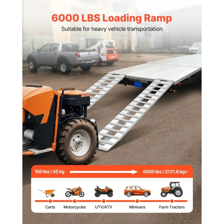 High Concerned Loading Ramps 2 Pieces Trailer Ramp Set