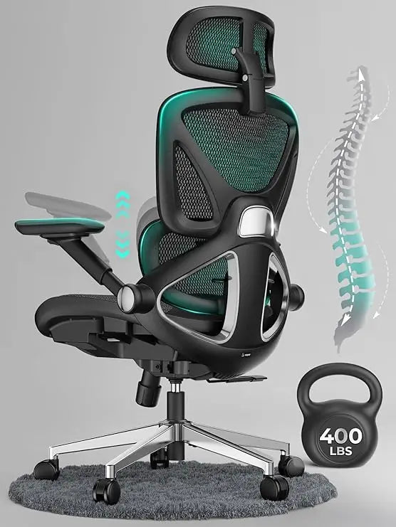 Ergonomic Mesh Office Chair With Adjustable Lumbar