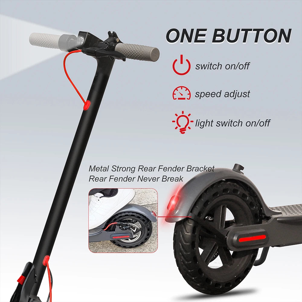 AOVOPRO ES80 Electric Scooter 350W 40 60Km Range App