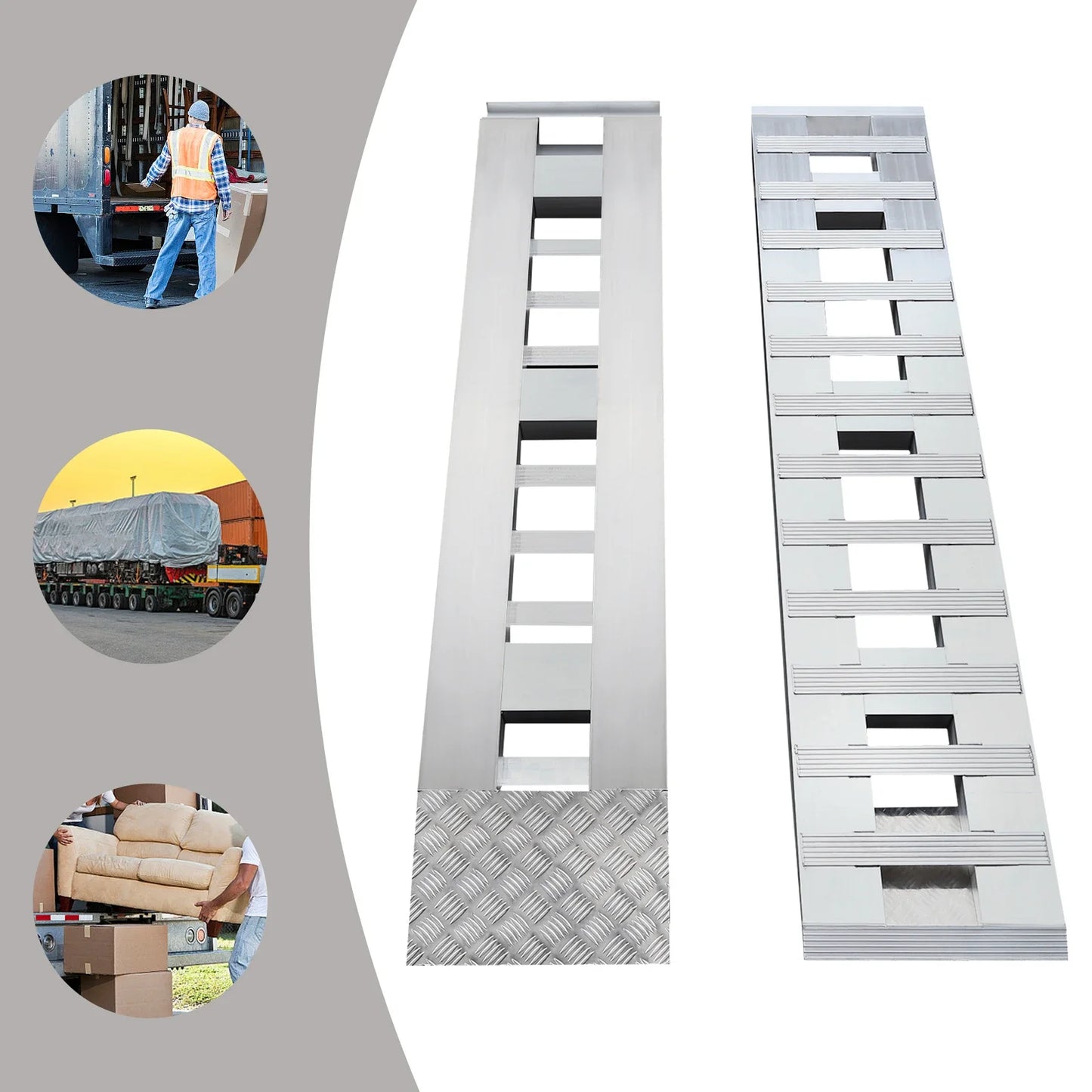 Hign-concerned Aluminum Trailer Ramps 2pcs Heavy Duty
