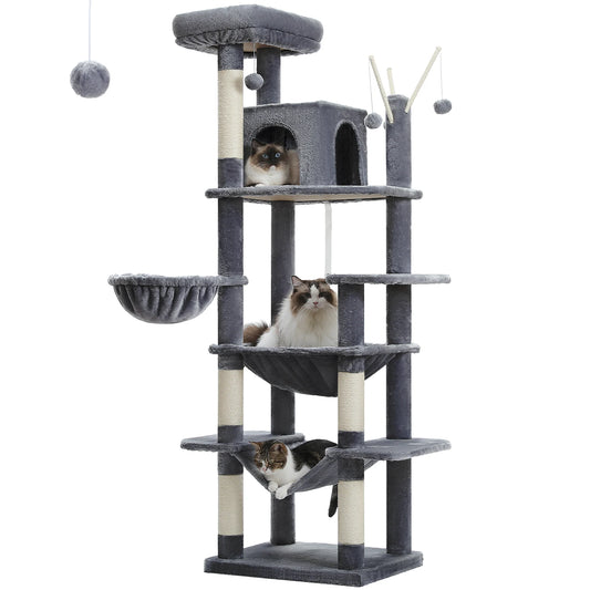 PAWZ Road Cat Tree Tower With Scratching Posts Indoor