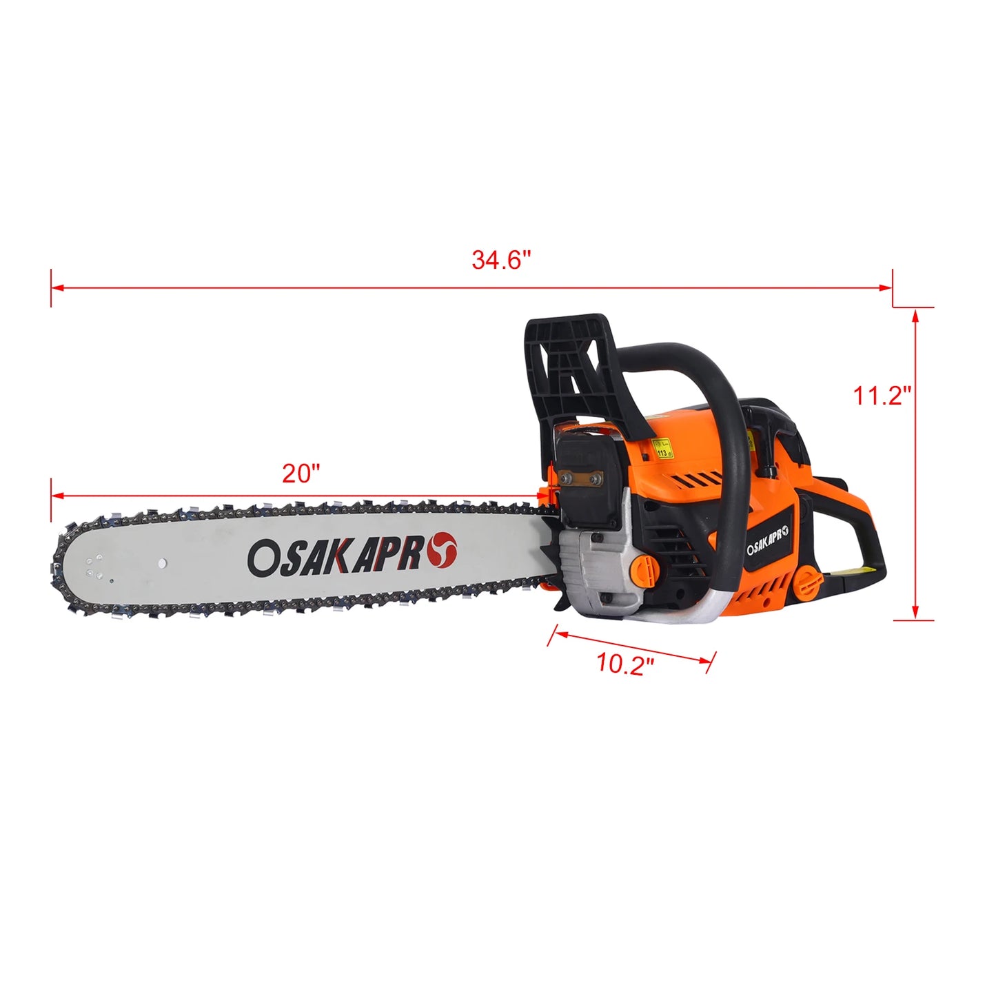 Chainsaw gas  20inch ,52cc Gasoline Chain Saw for Trees ,Wood Cutting 2-cycle EPA Compliant