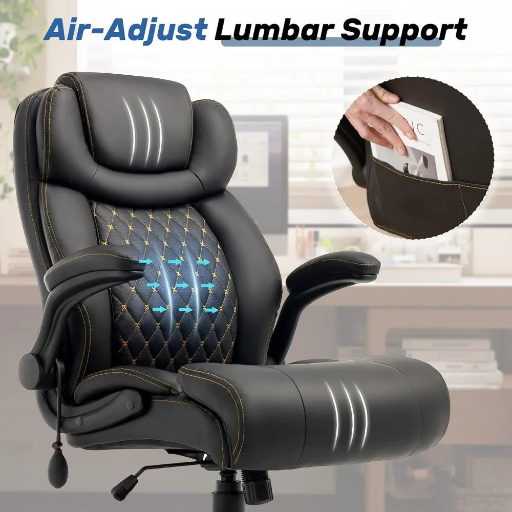 LZJV Heavy Duty Ergonomic Office Chair for Tall People